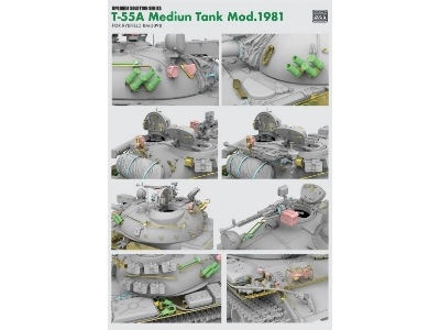 Upgrade Solution Series For Rfm-5098 T-55a Medium Tank Mod. 1981 (Type1) - image 3