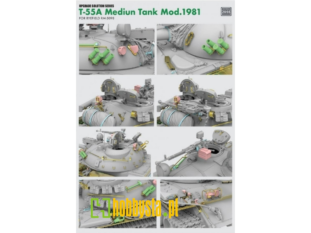 Upgrade Solution Series For Rfm-5098 T-55a Medium Tank Mod. 1981 (Type1)