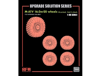 Upgrade Solution Series For Rfm-4801 M-atv 16.0xr20 Wheels (3d Printed, Total 4 Wheels) - image 2