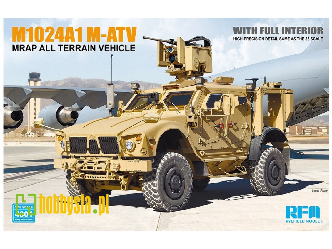 M1240a1 M-atv - Mrap All Terrain Vehicle (With Full Interior) - image 1