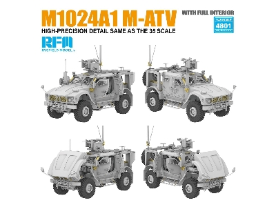M1240a1 M-atv - Mrap All Terrain Vehicle (With Full Interior) - image 2