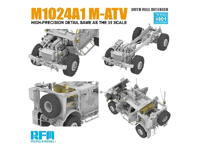 M1240a1 M-atv - Mrap All Terrain Vehicle (With Full Interior) - image 6