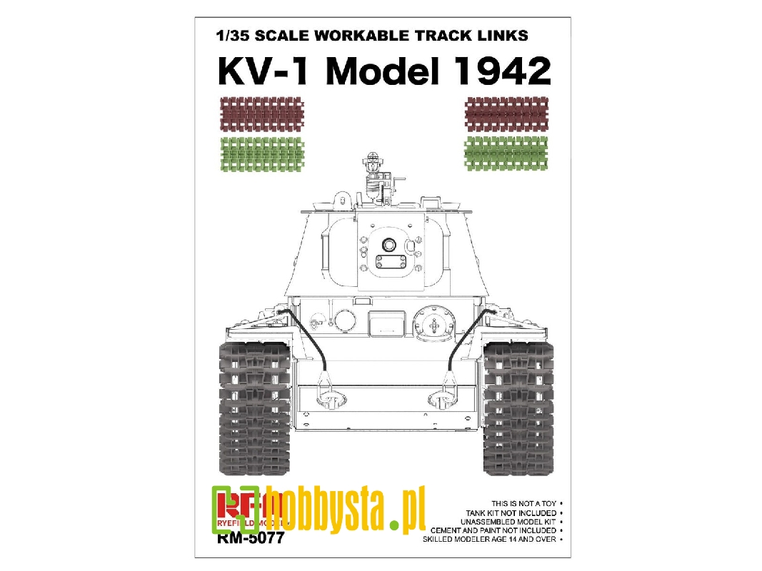 Workable Track Links Kv-1 Model 1942 - image 1