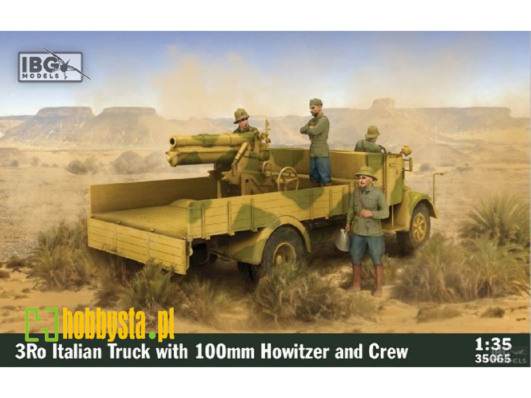 3ro Italian Truck With 100mm Howitzer And Crew - image 1