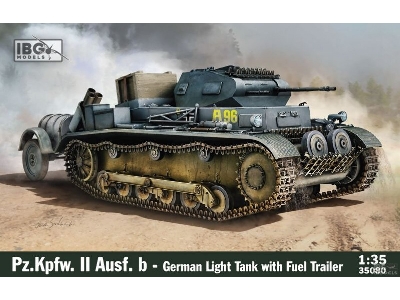 Pz.Kpfw. Ii Ausf. B - German Lt With Fuel Trailer - image 1