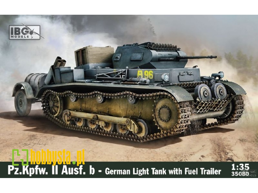 Pz.Kpfw. Ii Ausf. B - German Lt With Fuel Trailer - image 1