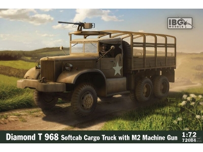 Diamond T 968 Softcab Cargo Truck With M2 Machine Gun - image 1