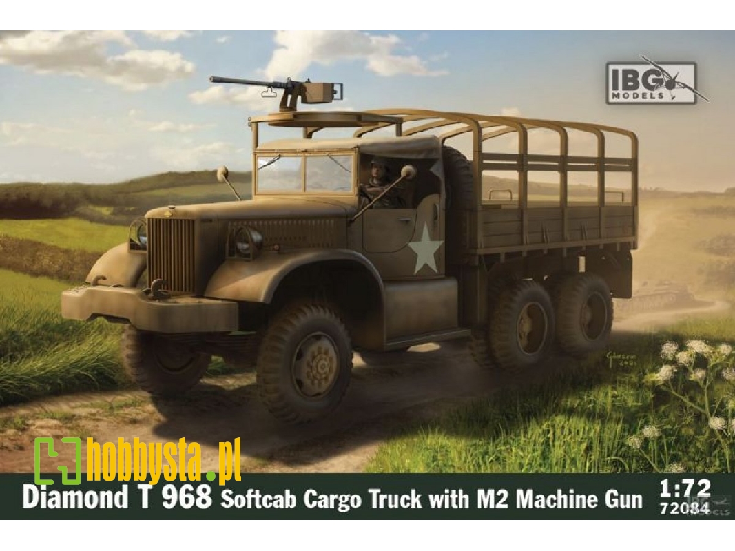 Diamond T 968 Softcab Cargo Truck With M2 Machine Gun - image 1