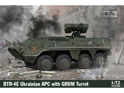 Btr-4 E Ukrainian Apc With Grom Turret - image 1