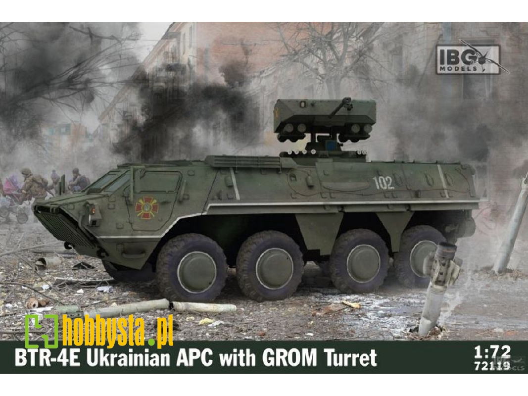Btr-4 E Ukrainian Apc With Grom Turret - image 1