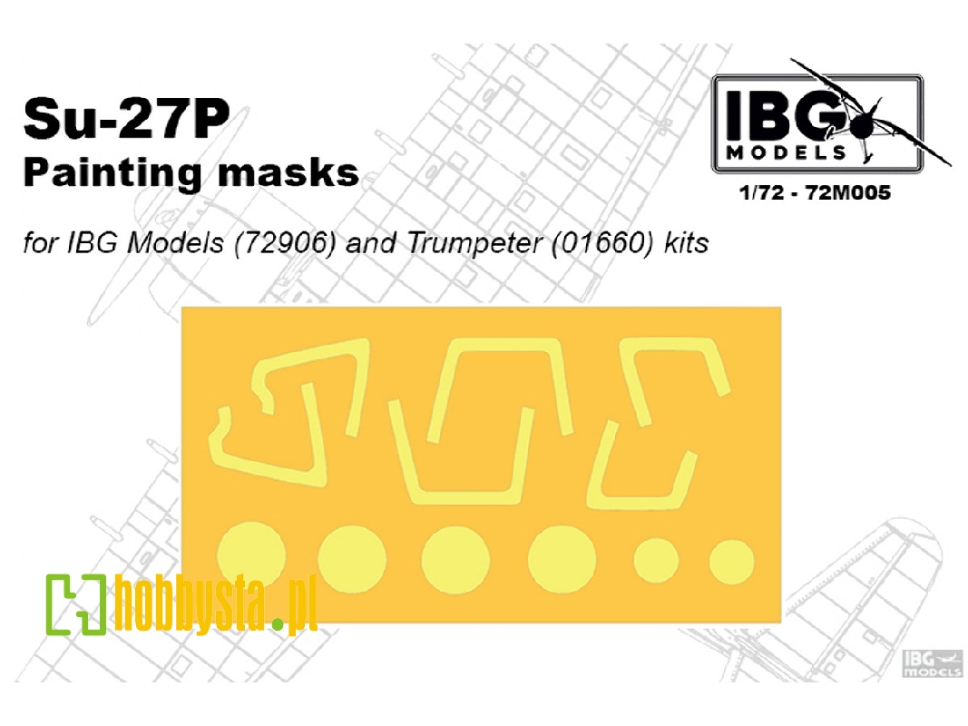 Su-27p Painting Masks (For Ibg72906 And Tru01660) - image 1