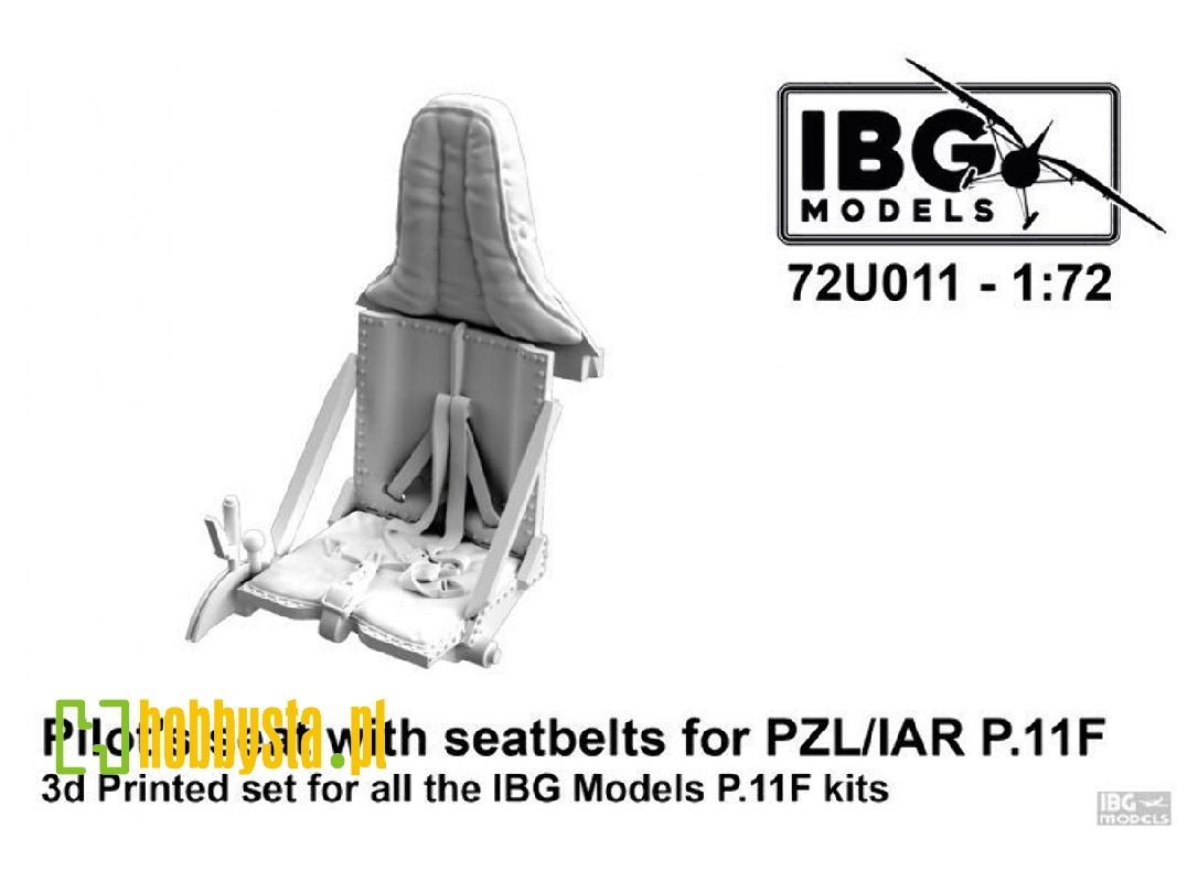 Pilot's Seat With Seatbelts For Pzl/Iar P.11 F - image 1