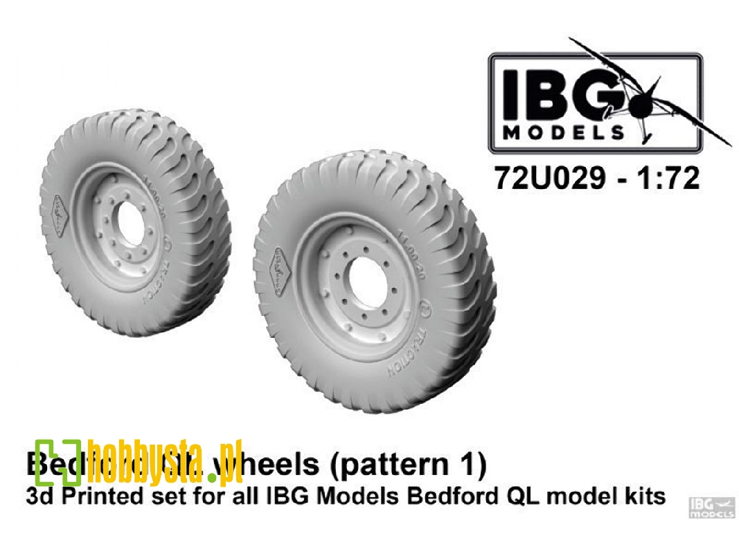 Bedford Ql Wheels (Pattern 1) - For All Ibg Bedford Ql Kits - image 1