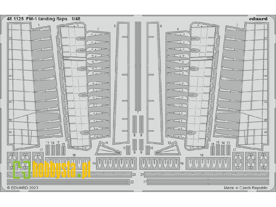 FM-1 landing flaps 1/48 - EDUARD - image 1