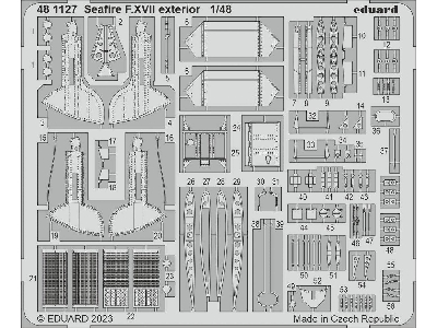 Seafire F. XVII exterior 1/48 - AIRFIX - image 1