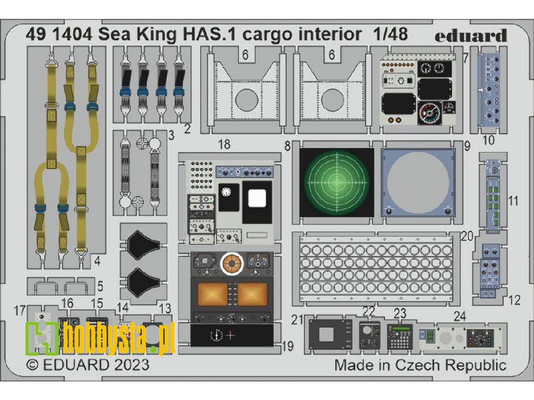 Sea King HAS.1 cargo interior 1/48 - AIRFIX - image 1