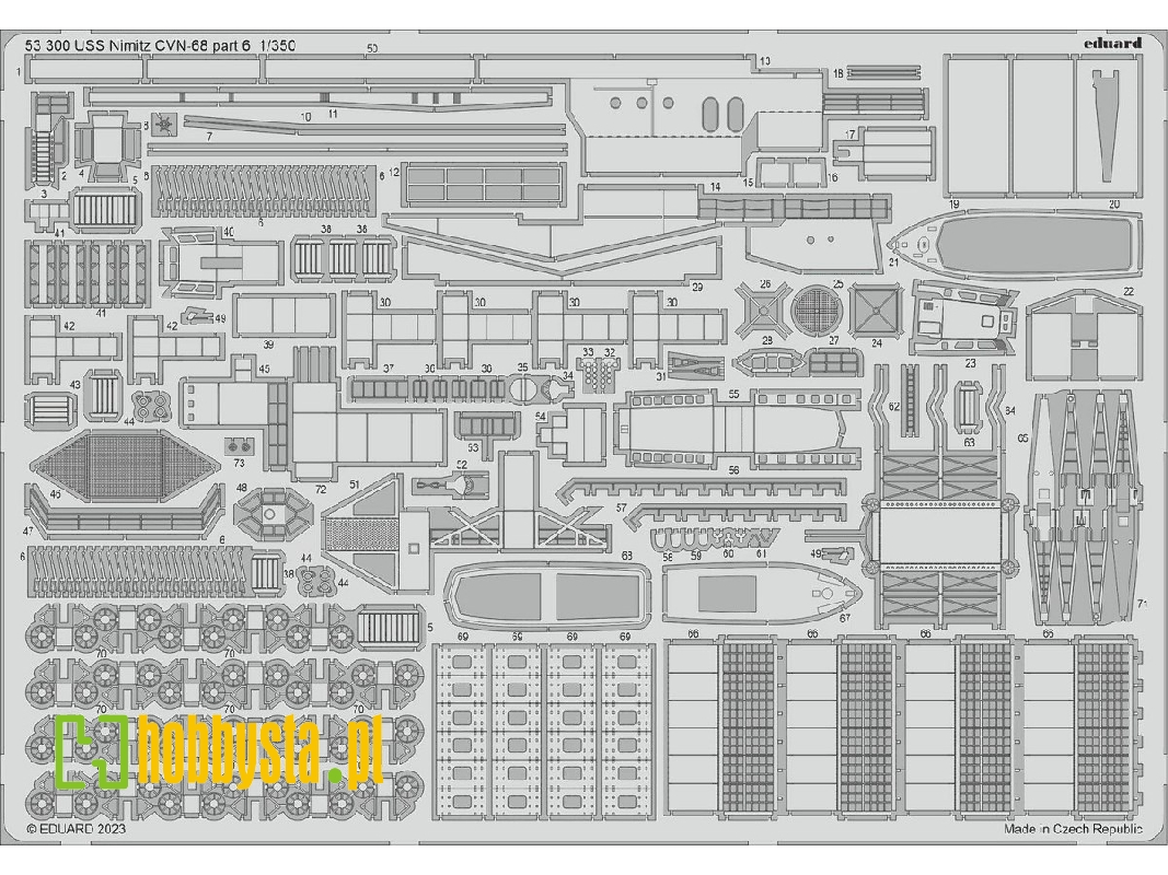 USS Nimitz CVN-68 part 6 1/350 - TRUMPETER - image 1