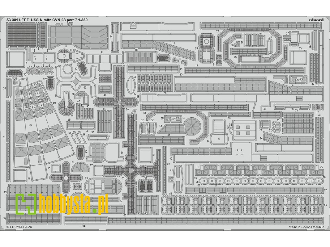 USS Nimitz CVN-68 part 7 1/350 - TRUMPETER - image 1