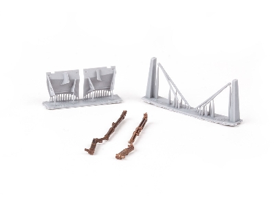 FM-1 undercarriage legs BRONZE 1/48 - EDUARD - image 8