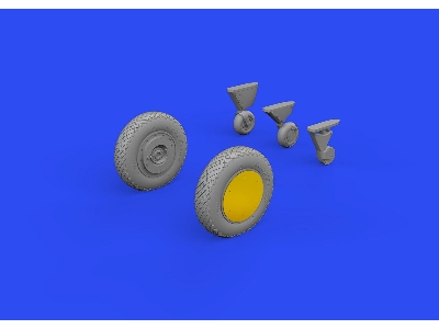 FM-1 wheels 1/48 - EDUARD - image 2