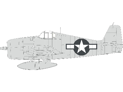 F6F-3 US national insignia 1/48 - EDUARD - image 1
