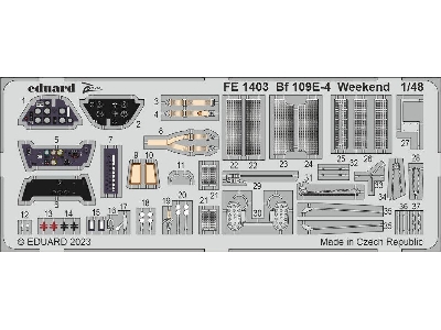 Bf 109E-4 Weekend 1/48 - EDUARD - image 1