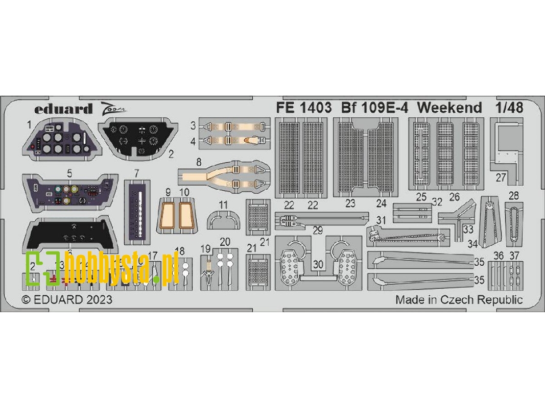 Bf 109E-4 Weekend 1/48 - EDUARD - image 1