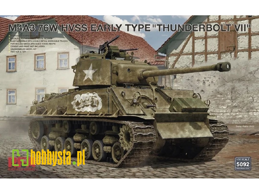 M4a3 76w Hvss Early Type 'thunderbolt Vii' - image 1