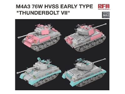 M4a3 76w Hvss Early Type 'thunderbolt Vii' - image 4