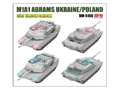 M1a1 Abrams Ukraine/Poland 2in1 Limited Edition - image 3