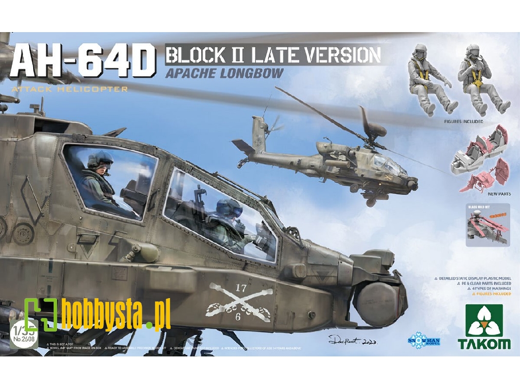 Ah-64d Attack Helicopter Apache Longbow Block Ii Late Version - image 1