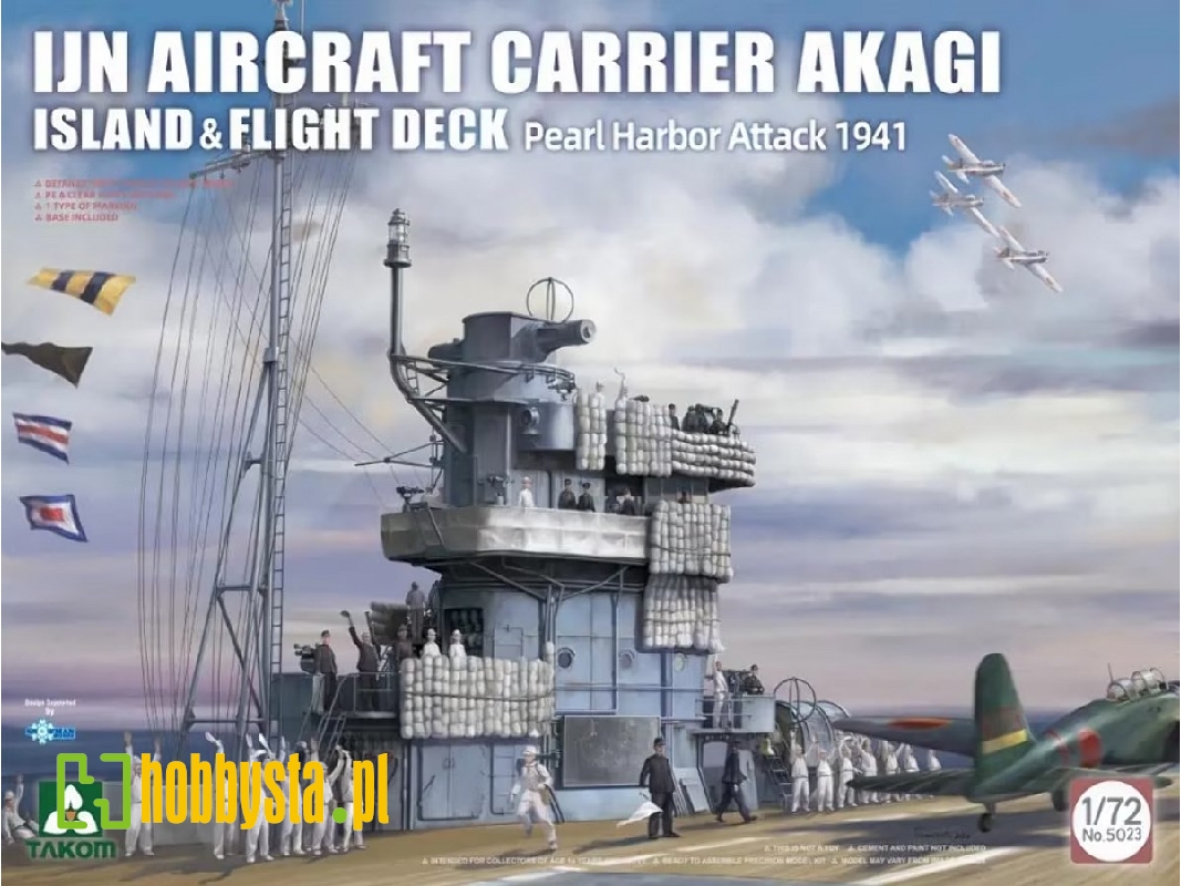 Ijn Aircraft Carrier Akagi - Island And Flight Deck, Pearl Harbor Attack 1941 - image 1