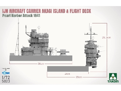 Ijn Aircraft Carrier Akagi - Island And Flight Deck, Pearl Harbor Attack 1941 - image 4