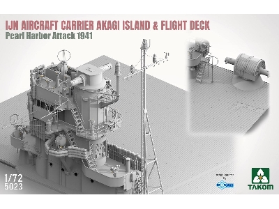 Ijn Aircraft Carrier Akagi - Island And Flight Deck, Pearl Harbor Attack 1941 - image 6