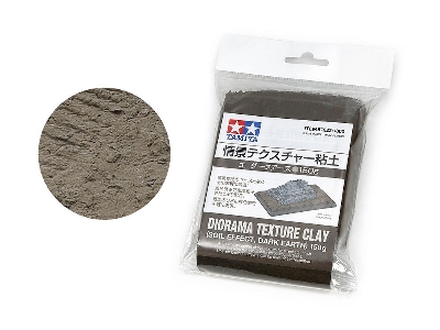 Diorama Texture Clay - Soil Effect, Dark Earth (150g) - image 1