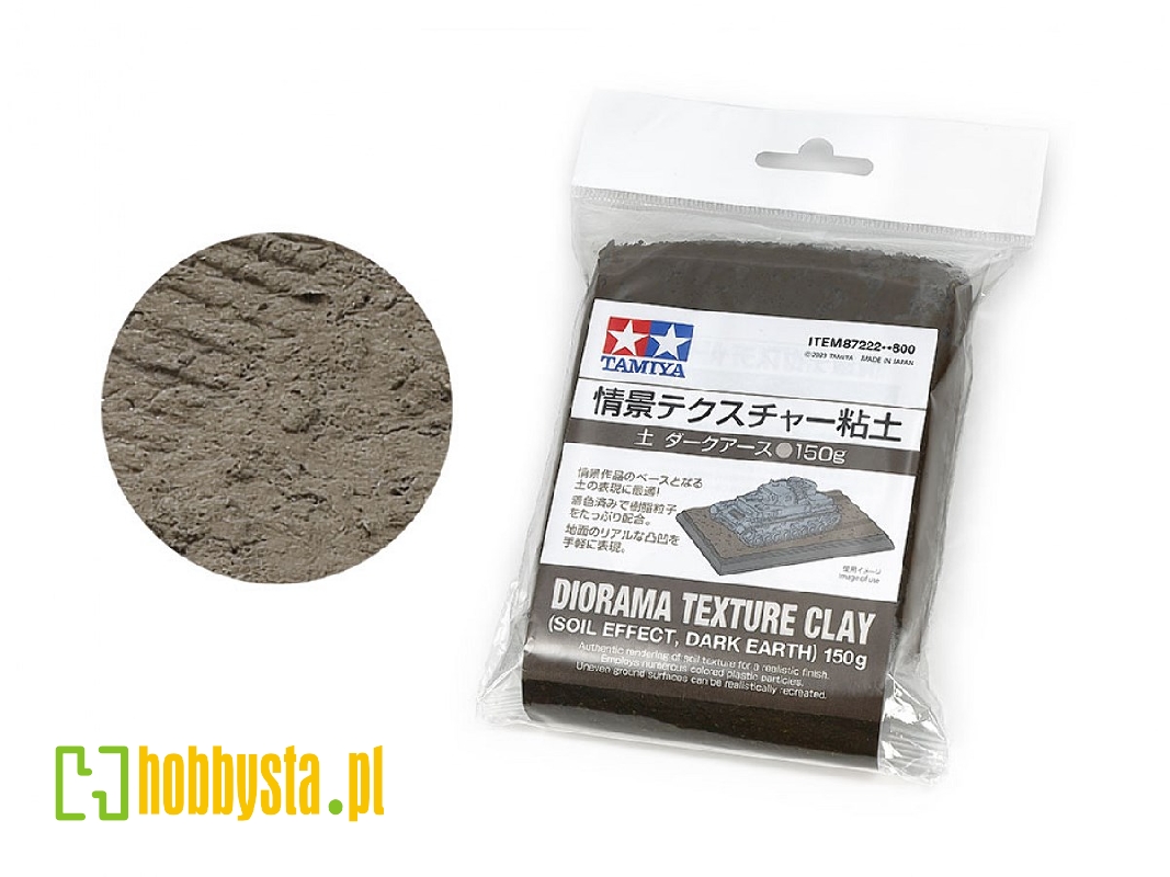 Diorama Texture Clay - Soil Effect, Dark Earth (150g) - image 1