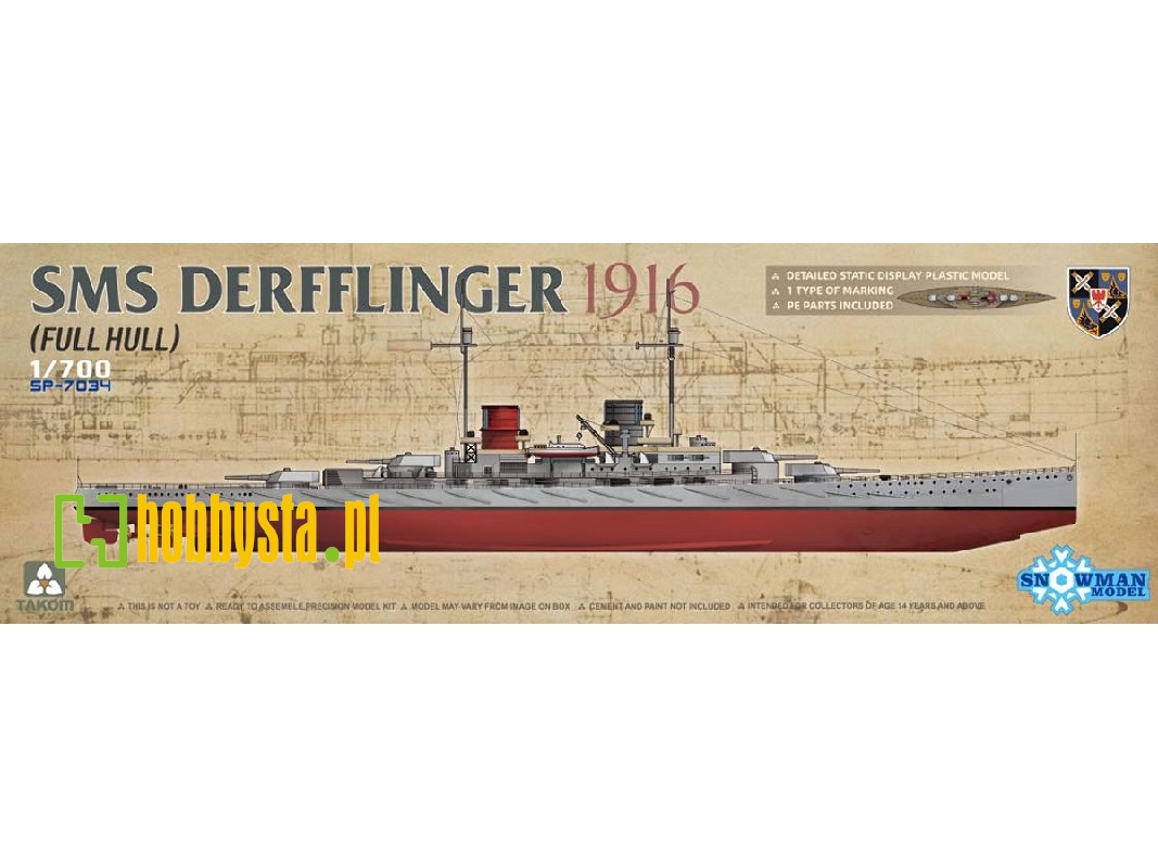 SMS Derfflinger 1916 (Full Hull) - image 1