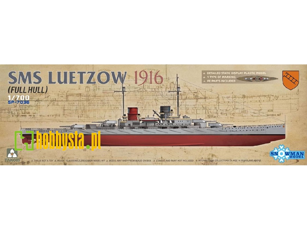SMS Lützow 1916 (Full Hull) - image 1