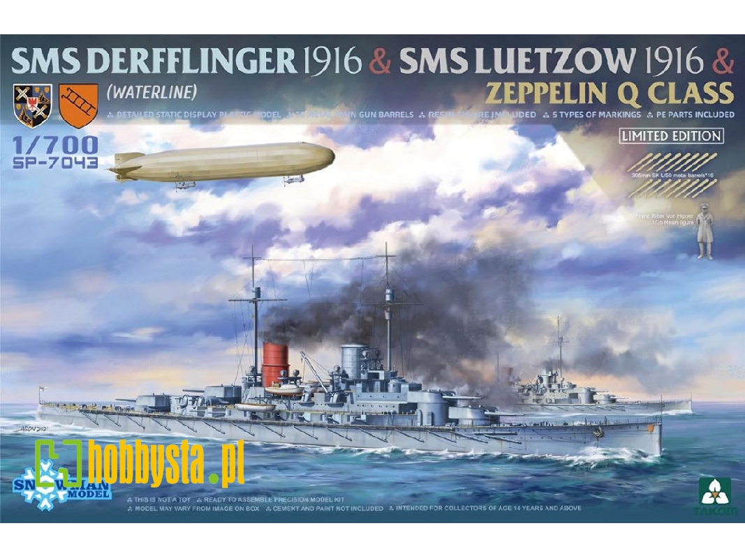 SMS Derfflinger 1916 & SMS Lützow 1916 & Zeppelin Q Class Limited Edition - image 1