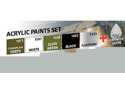 Acrylic Paints Set For WWII Us Aviation - image 2