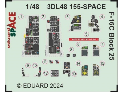 F-16C Block 25 SPACE 1/48 - TAMIYA - image 1