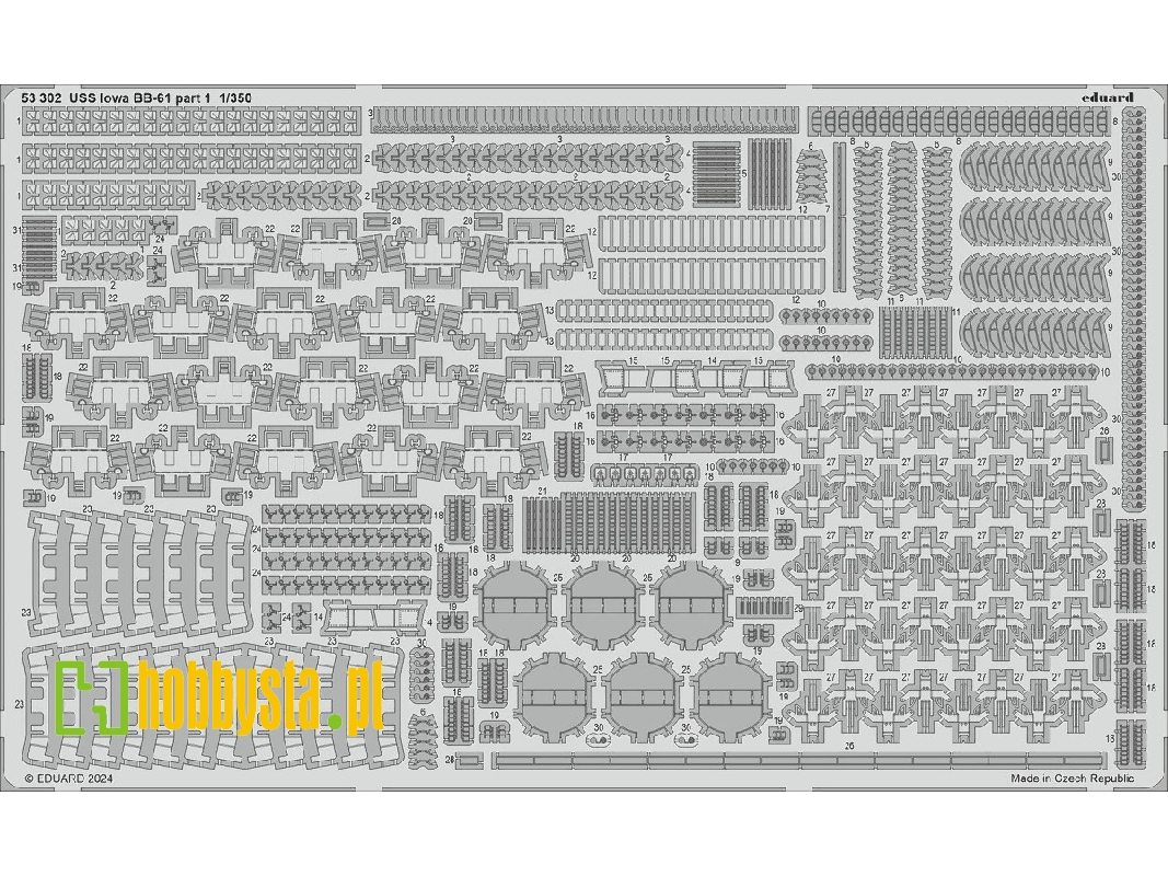 USS Iowa BB-61 part 1 1/350 - HOBBY BOSS - image 1