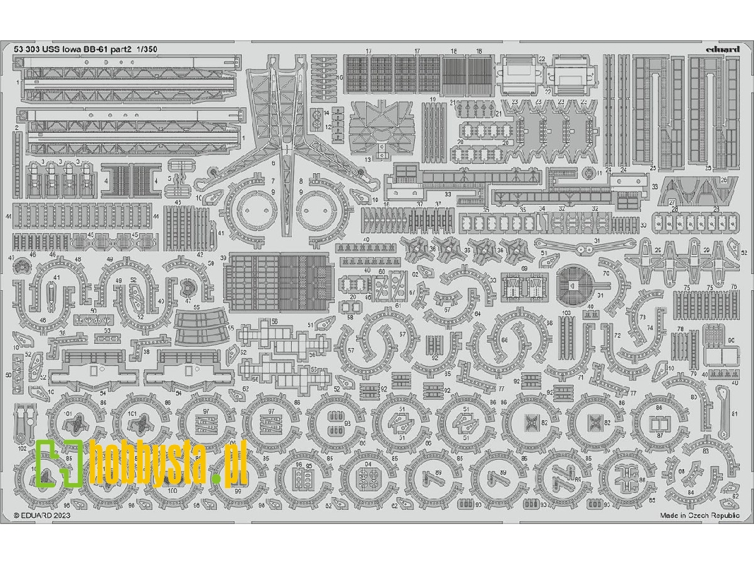 USS Iowa BB-61 part 2 1/350 - HOBBY BOSS - image 1