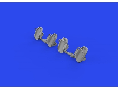 Bf 109E rudder pedals early PRINT 1/48 - image 3