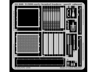 T-70M early bended fenders 1/35 - Miniart - image 3