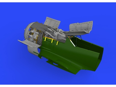 Fw 190A-7 engine & fuselage guns 1/48 - image 2