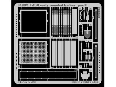 T-70M early rounded fenders 1/35 - Miniart - image 3