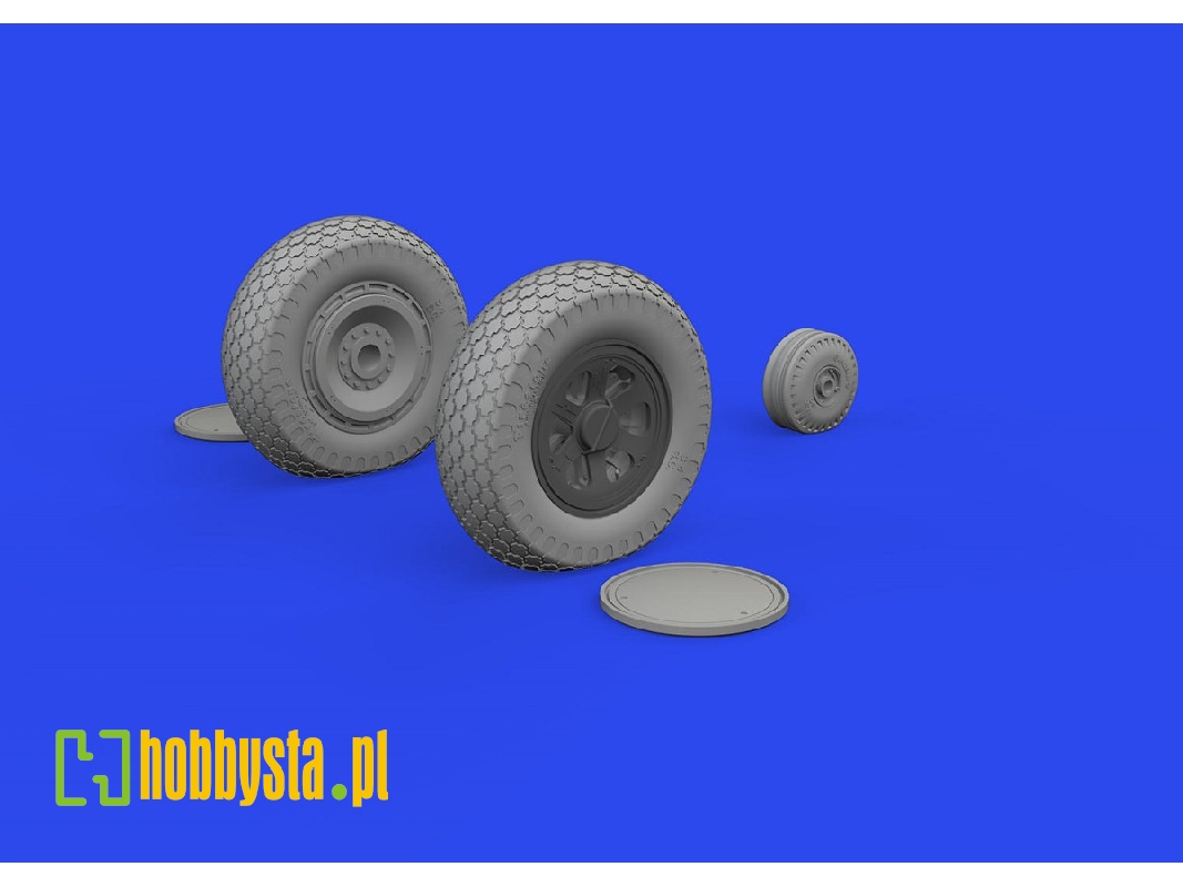 P-47D wheels cross tread 1/48 - MINIART - image 1