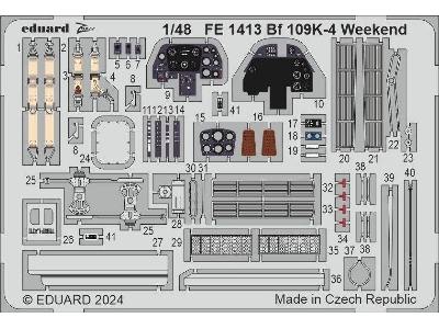 Bf 109K-4 Weekend 1/48 - EDUARD - image 1