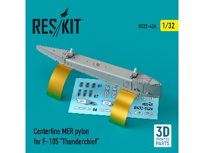 Centerline Mer Pylon For F-105 Thunderchief - image 1